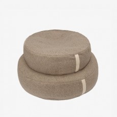 클라우드7 Dog Bed Pouf Plush Beige
