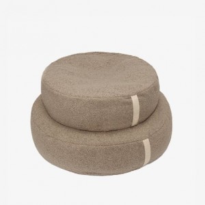 클라우드7 Dog Bed Pouf Plush Beige