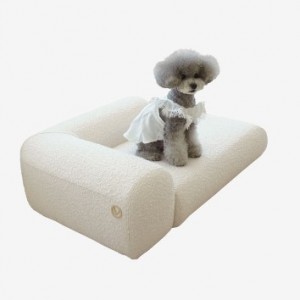 반트소파 푸딩Pet 강아지 침대 크림아이보리