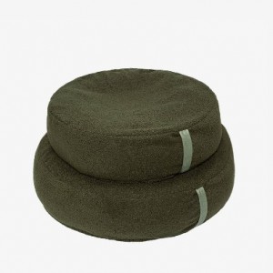 클라우드7 Dog Bed Pouf Plush Green
