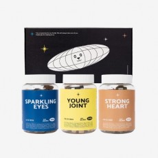 펫케어유니온 강아지영양제 3종 세트 눈 심장 관절 /200gX3개